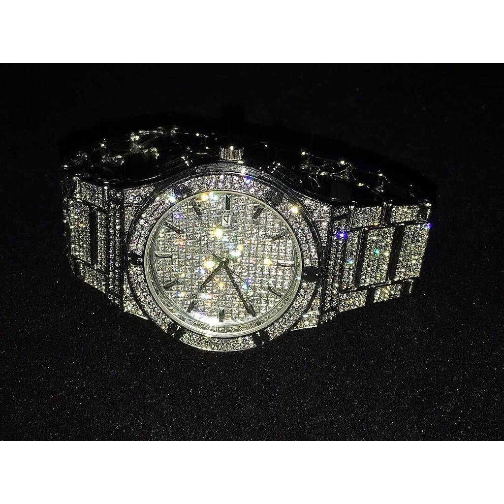 Royal Cz Watch White Gold Color