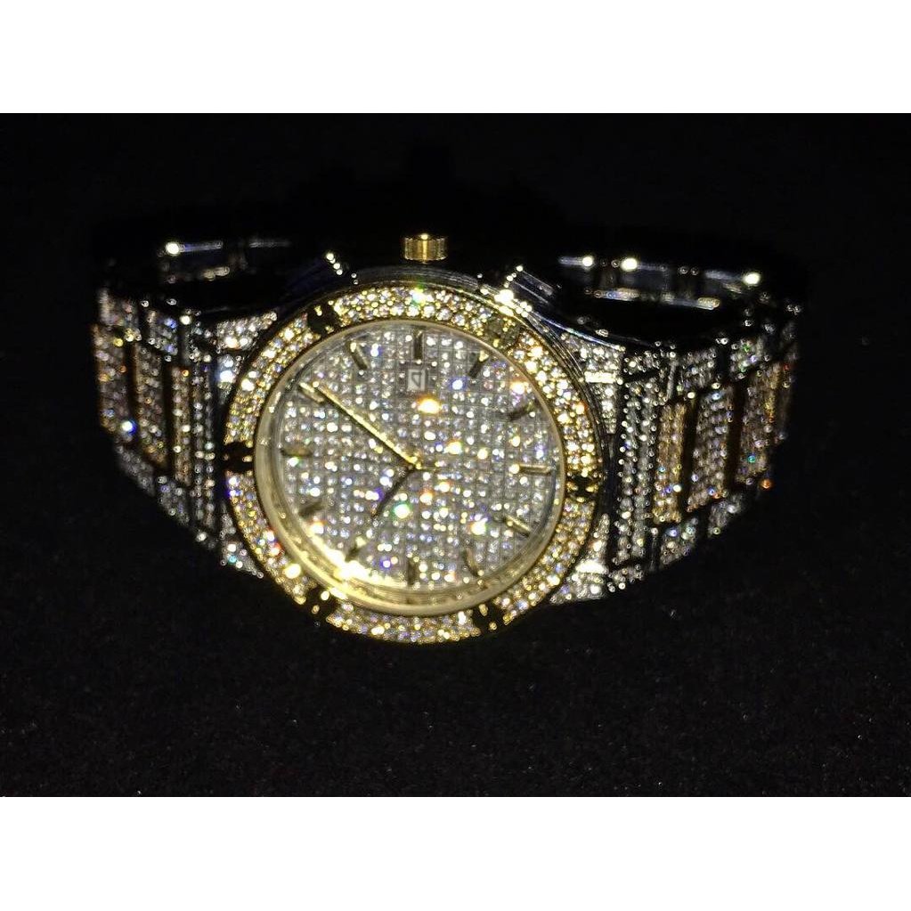 Royal 2 Tone Cz Watch