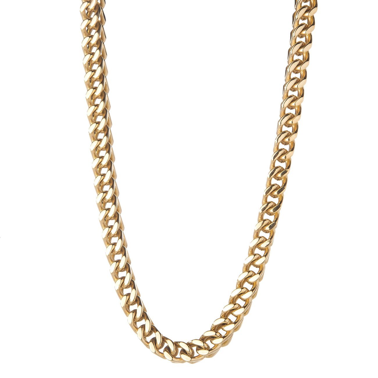 6mm Franco Chain Gold Color Plated - RKSCART