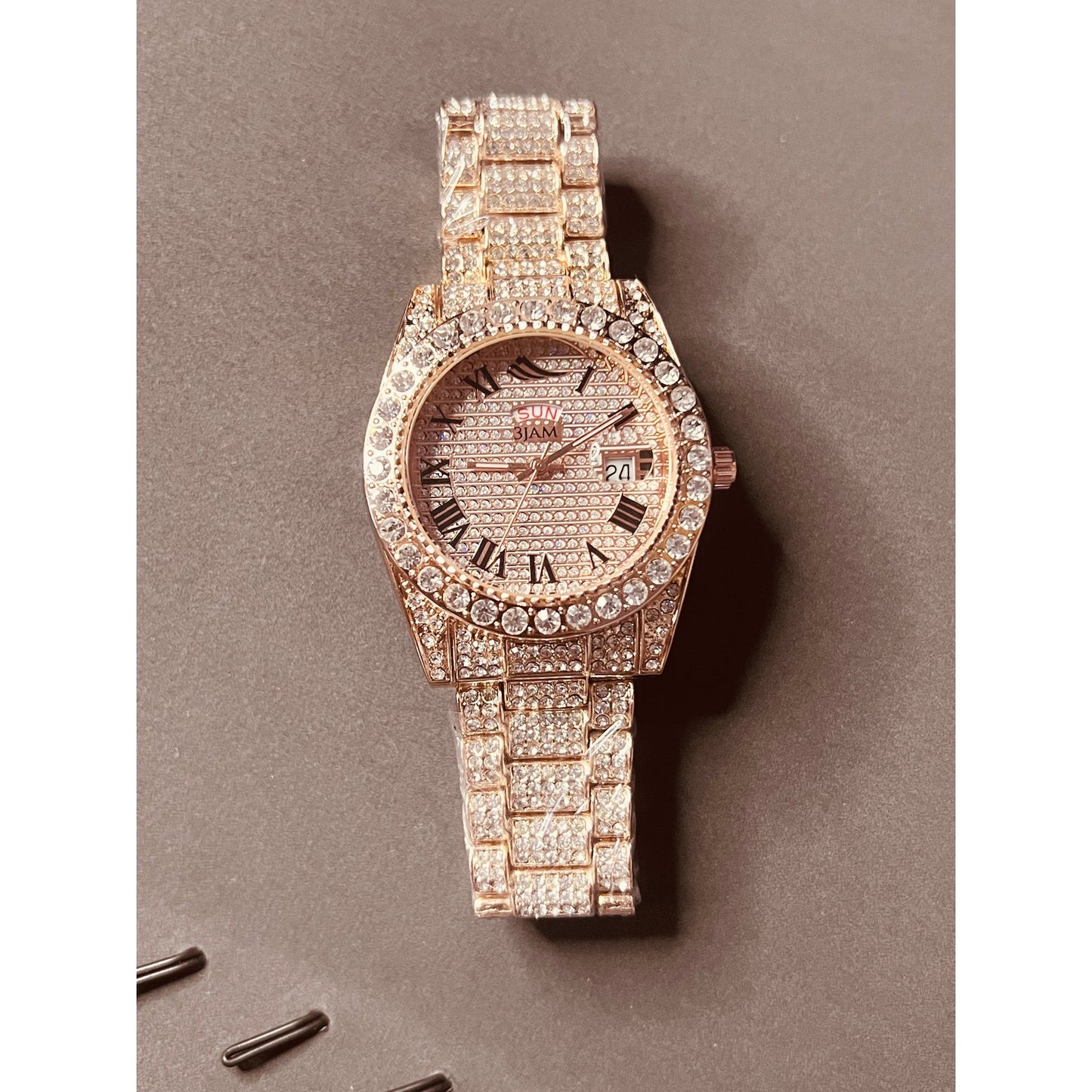 Nautical Watch cz Rose Gold Color