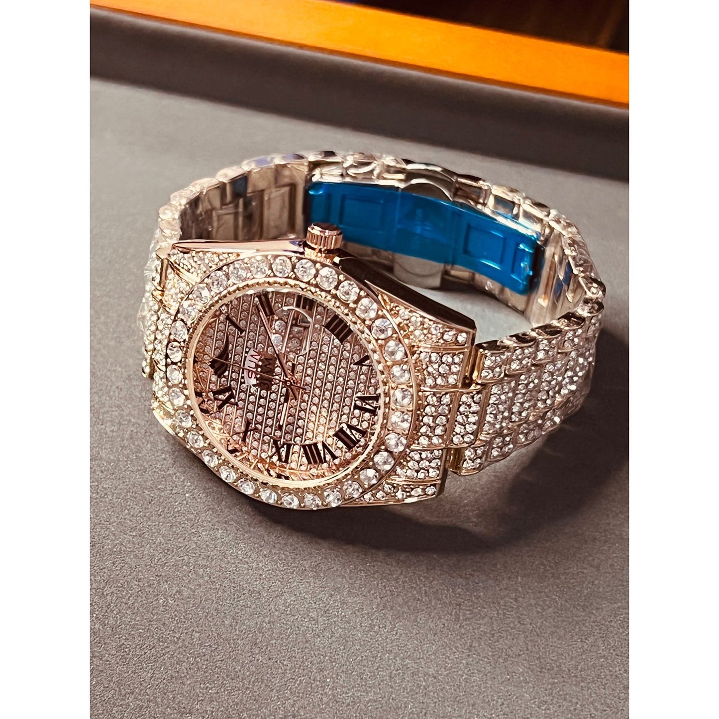 Nautical Watch cz Rose Gold Color