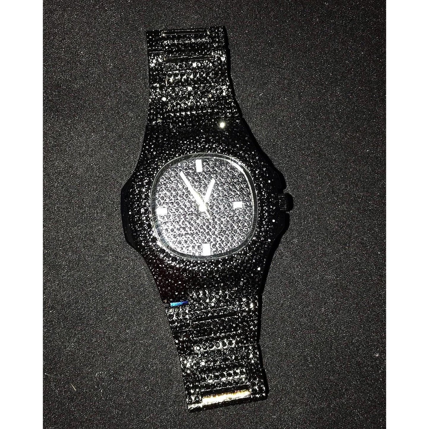 Nautical Watch Black Nano Gemstones