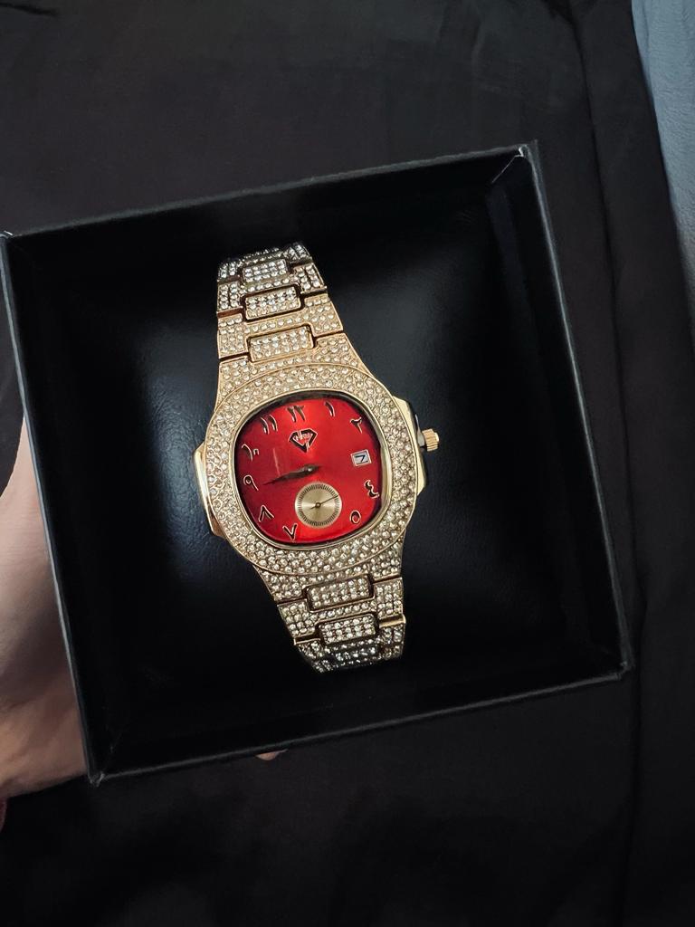 Rks Presidential Watch-Red Dial - RKSCART