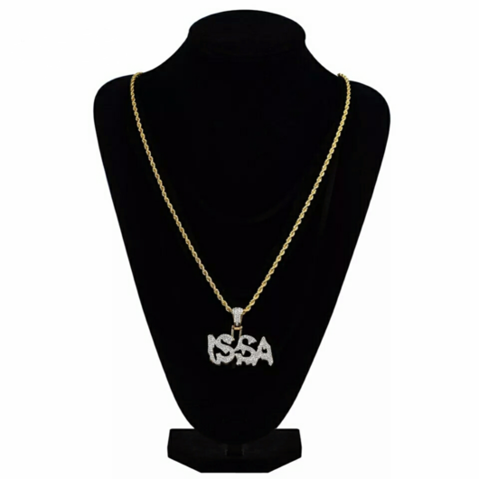 Diamond 2-Tone Issa Pendant